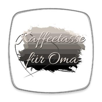 Coffee cup for grandma - Square fridge magnet - white - Front