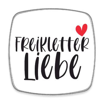 Klettern Freiklettern Liebe Berge Schweiz Geschenk - Viereckiger Kühlschrankmagnet - Weiß - Vorne