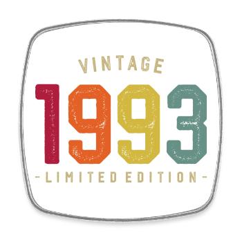 Millésime 1993 Edition Limitée - Magnet carré - blanc - Devant