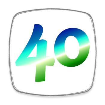 tolle apparel, 40 karibischer farbverlauf - Viereckiger Kühlschrankmagnet - Weiß - Vorne
