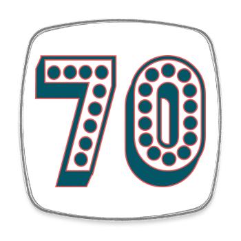 ANNIVERSARY. HAPPY BIRTHDAY. HAPPY BIRTHDAY. - Square fridge magnet - white - Front