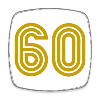 HAPPY BIRTHDAY. HAPPY BIRTHDAY. ANNIVERSARY. - Square fridge magnet - white - Front