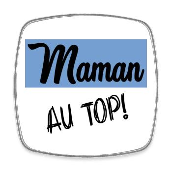 MOTHER'S DAY. HAPPY MOTHER'S DAY. MOM - Square fridge magnet - white - Front