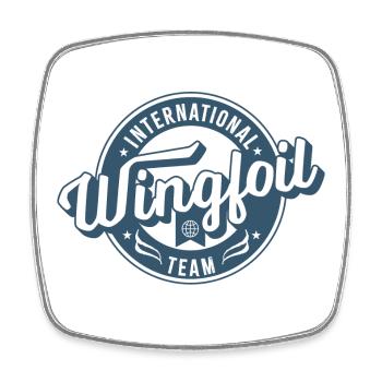 International Wingfoil Team - Square fridge magnet - white - Front