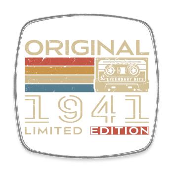 1941 Retro 1941 Birthday Gift - Vintage 1941 - Square fridge magnet - white - Front