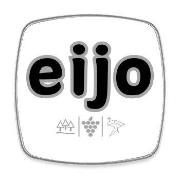 Eijo - Square fridge magnet - white - Front