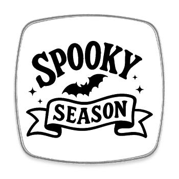 Spooky Season - Square fridge magnet - white - Front