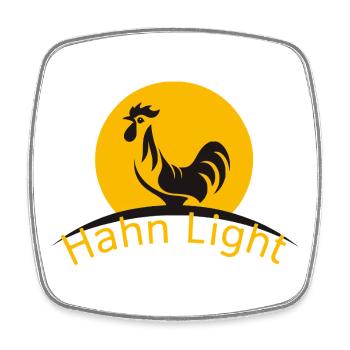 Tap Light - Square fridge magnet - white - Front