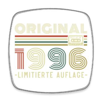 Original 1996 Vintage Vintage Anniversaire Rétro - Magnet carré - blanc - Devant