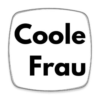 This is what a cool woman looks like - Square fridge magnet - white - Front