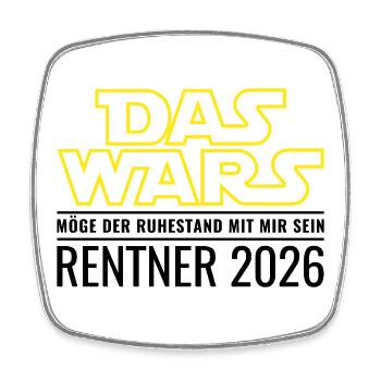 Pensioners 2026 That's it Retirement Pension - Square fridge magnet - white - Front
