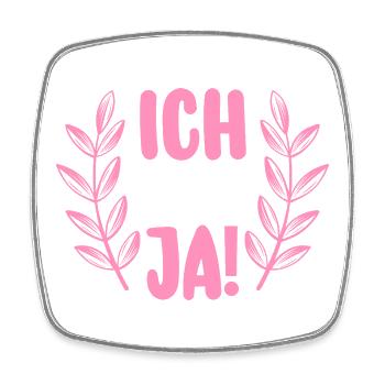 Bachelor Party Team Bride Hen Party - Square fridge magnet - white - Front