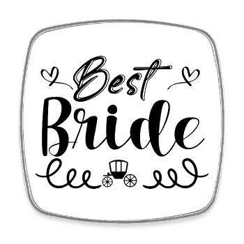 Mariage Anniversaire de mariage Anniversaire Dictons de mariage - Magnet carré - blanc - Devant