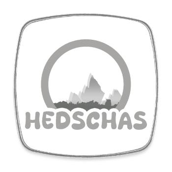 Trekking Hedschas - Viereckiger Kühlschrankmagnet - Weiß - Vorne