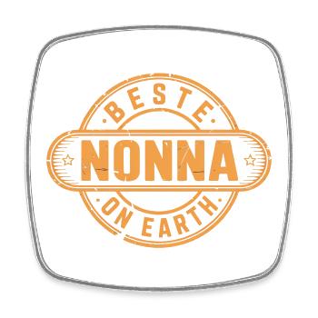 Beste Nonna Italienisch Geschenk Oma - Viereckiger Kühlschrankmagnet - Weiß - Vorne