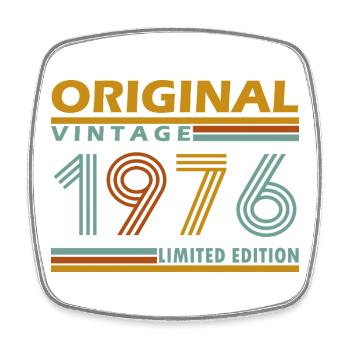 Original Vintage 1976 Édition Limitée - Magnet carré - blanc - Devant