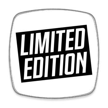 Limited edition - Square fridge magnet - white - Front
