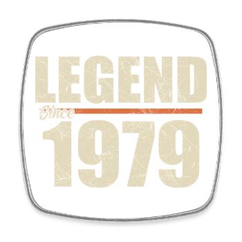 Birthday 1979 | Legend since 1979 - Square fridge magnet - white - Front