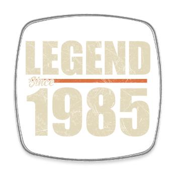 Geburtstag 1985 | Legende seit 1985 - Viereckiger Kühlschrankmagnet - Weiß - Vorne