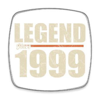 Anniversaire 1999 | Légende depuis 1999 - Magnet carré - blanc - Devant
