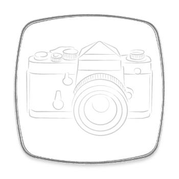 Kamera - Viereckiger Kühlschrankmagnet - Weiß - Vorne