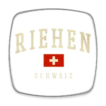 Riehen – Swiss identity from the canton of Basel - Square fridge magnet - white - Front