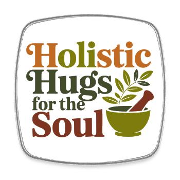 Herbalist Holistic Hugs For The Soul Professional  - Square fridge magnet - white - Front