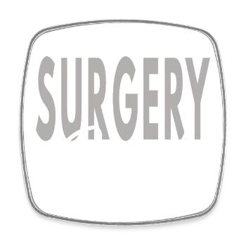Équipe de chirurgie - Équipe médicale & Diplôme en soins infirmiers - Magnet carré - blanc - Devant