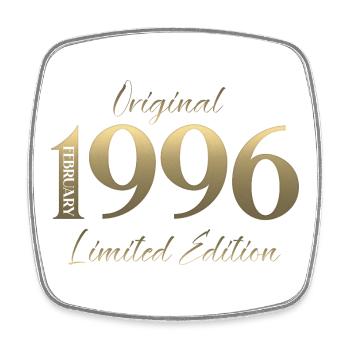 30e anniversaire février 1996 Millésime - Magnet carré - blanc - Devant