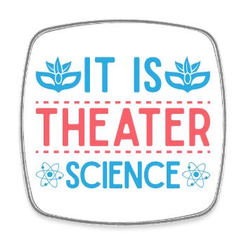 Musical Theatre It Is Theater Science Gift - Viereckiger Kühlschrankmagnet - Weiß - Vorne