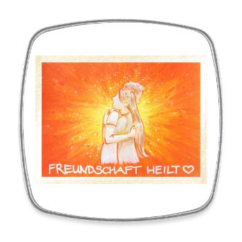 Friendship - février 2026 - Sonja von Staden - Magnet carré - blanc - Devant