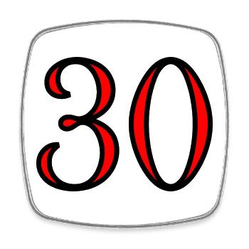 ANNIVERSAIRE. HAPPY BIRTHDAY. JOYEUX ANNIVERSAIRE. - Magnet carré - blanc - Devant