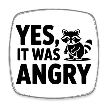 Pest Controllers Funny Saying - Square fridge magnet - white - Front