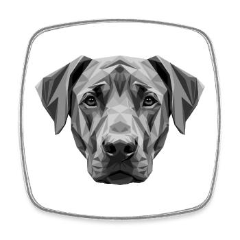 Rhodesian Ridgeback Jagdhund Hunde Stolz Ridgeback - Viereckiger Kühlschrankmagnet - Weiß - Vorne