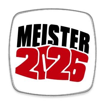 Champion 2026 Championship - Square fridge magnet - white - Front