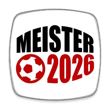 Champion 2026 Championship - Square fridge magnet - white - Front