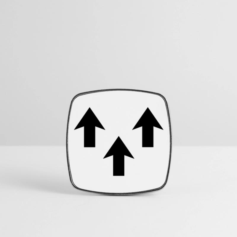 Arrows Square fridge magnet