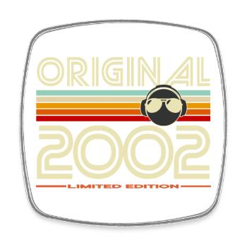 Originale limitierte Edition von 2002 - Viereckiger Kühlschrankmagnet - Weiß - Vorne