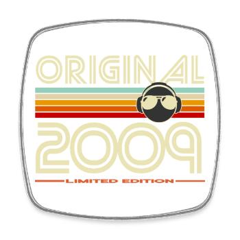 Original 2009 Retro Edition - Square fridge magnet - white - Front