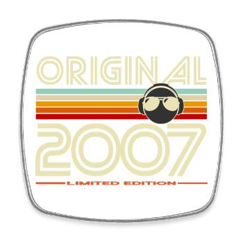 Original 2007 Édition Rétro - Magnet carré - blanc - Devant