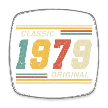 Classique 1979 original 1979 - Magnet carré - blanc - Devant