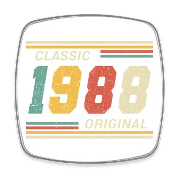 Classique 1988 original 1988 - Magnet carré - blanc - Devant