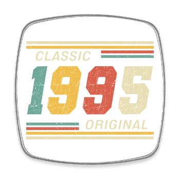 Classic 1995 original 1995 - Square fridge magnet - white - Front