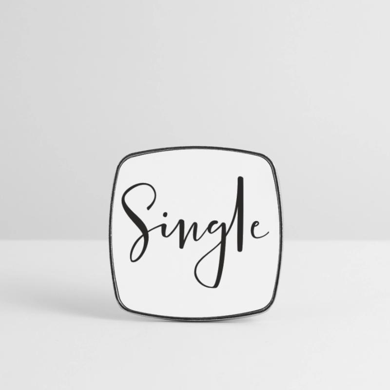 Simple – Conception de texte à déclaration cool Magnet carré