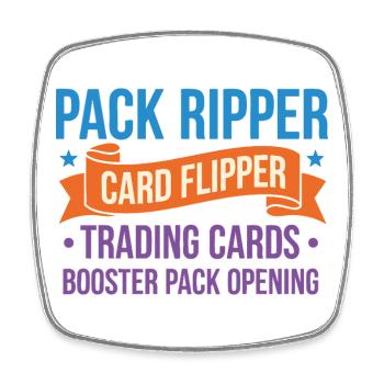 Pack Ripper Card Flipper Sammelkarten-Booster - Viereckiger Kühlschrankmagnet - Weiß - Vorne