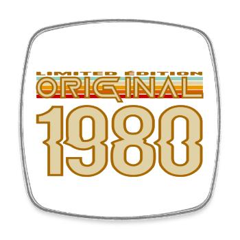 Édition Originale Rétro 1980 - Magnet carré - blanc - Devant