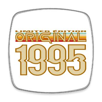 Original 1995 Rétro Limité - Magnet carré - blanc - Devant