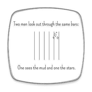 Classics for a change of perspective (light products) - Square fridge magnet - white - Front