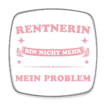 Abschiedsgeschenk Kollegin 2026 Rentnerin - Viereckiger Kühlschrankmagnet - Weiß - Vorne