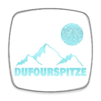 Bergsport dufourspitze - Viereckiger Kühlschrankmagnet - Weiß - Vorne
